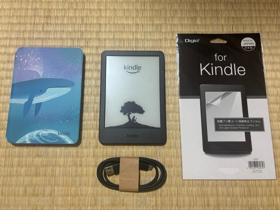 Kindle キッズモデル 第11世代 スペースホエールカバー付き