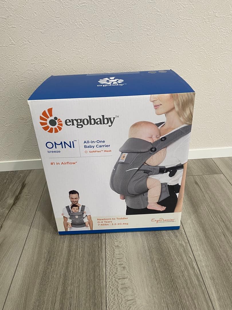 エルゴベビー OMNI Breeze グラファイトグレー 箱・付属品付き