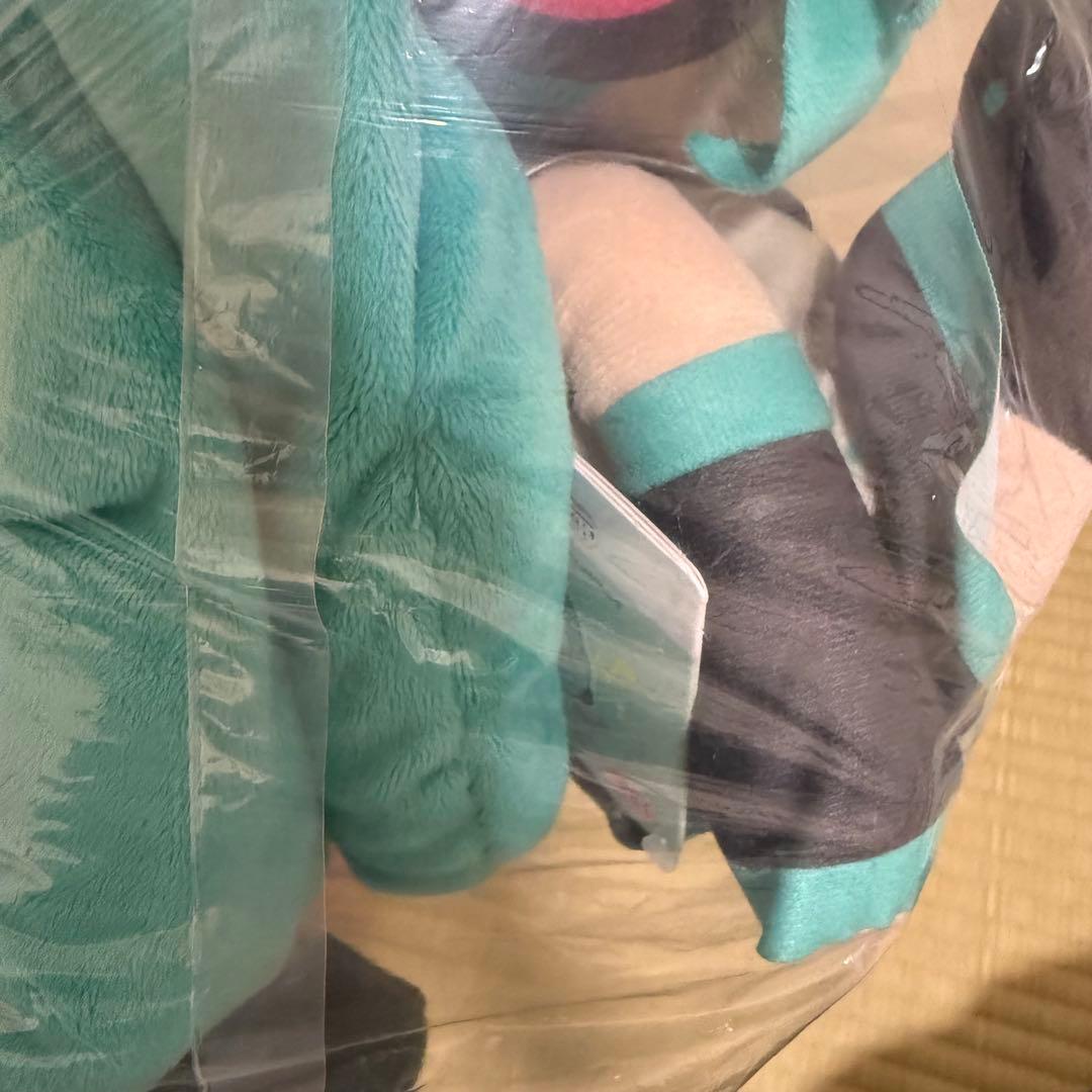 ジ*♪様 初音ミク　ふわぷち　L ぬいぐるみ オンクレ品