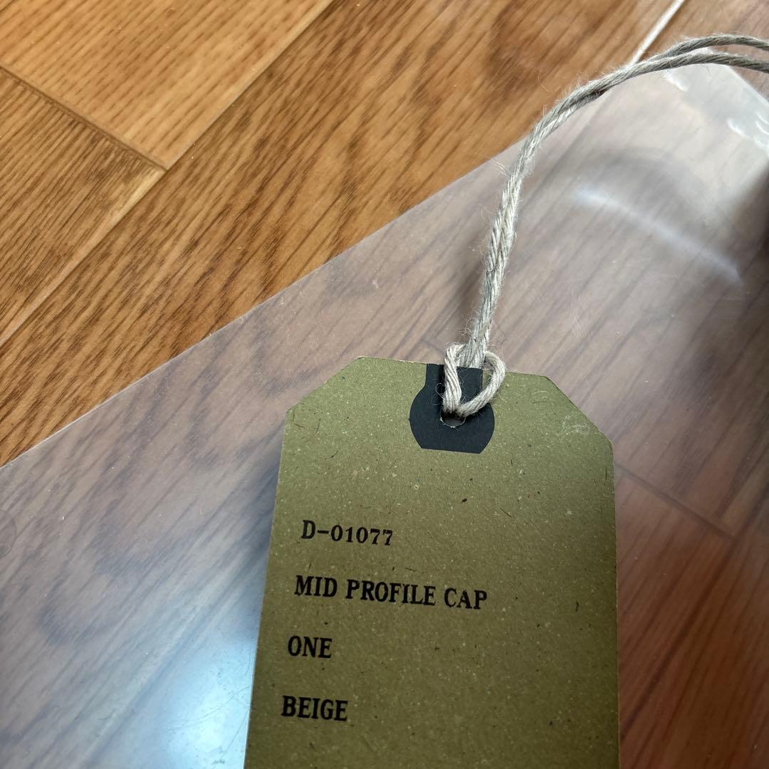 THE H.W.DOG&CO MID PROFILE CAP Beige 新品