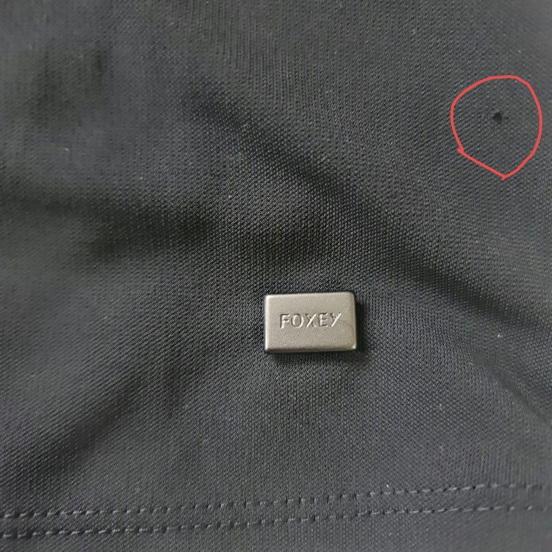 FOXEY NEW YORK ブラック長袖カーディガン40