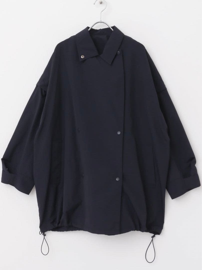 ◼︎かこ◼︎美品◼︎KBF / ステンカラーBIGポンチョ ネイビー