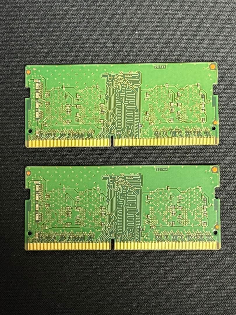 Micron 8GB 1RX16 PC4-3200AA x2 合計16gb