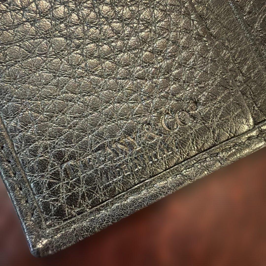 箱無し Tiffany&Co. ティファニー レア カードケース 名刺入れ 黒