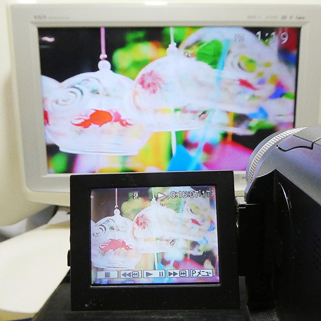 動作品ソニー DCR-PC300 MiniDVビデオカメラ　DVDダビングに最適
