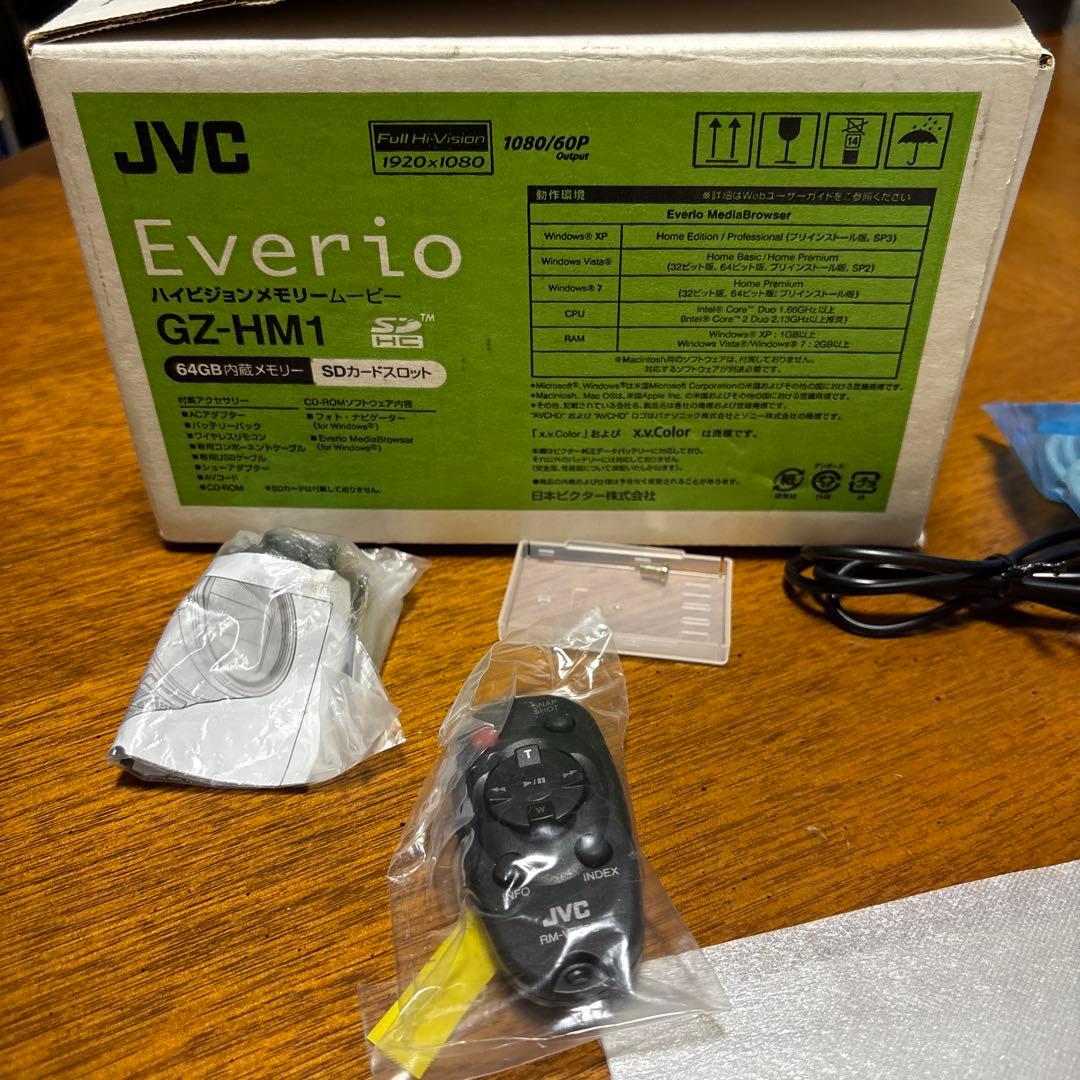 JVC Everio GZ-HM1 HDビデオカメラ　エブリオハイビジョン　ビク