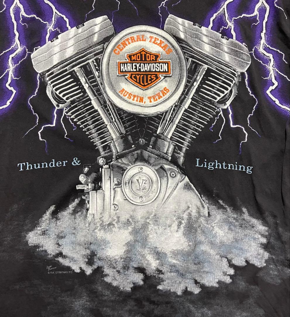 Harley-Davidson Thunder & Lightning Tシャツ
