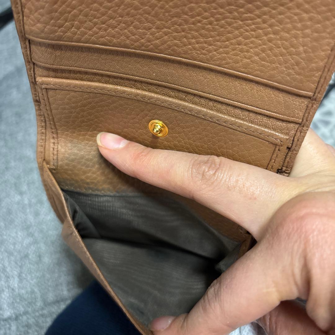 PRADA ブラウン 二つ折り財布