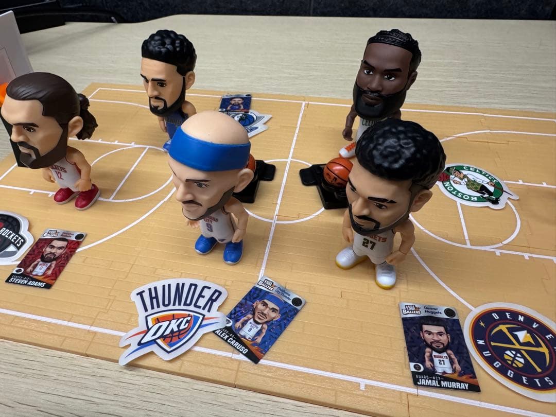 NBA BALLERS シリーズ2 オールコート 5体　カルーソ　ブラウン等
