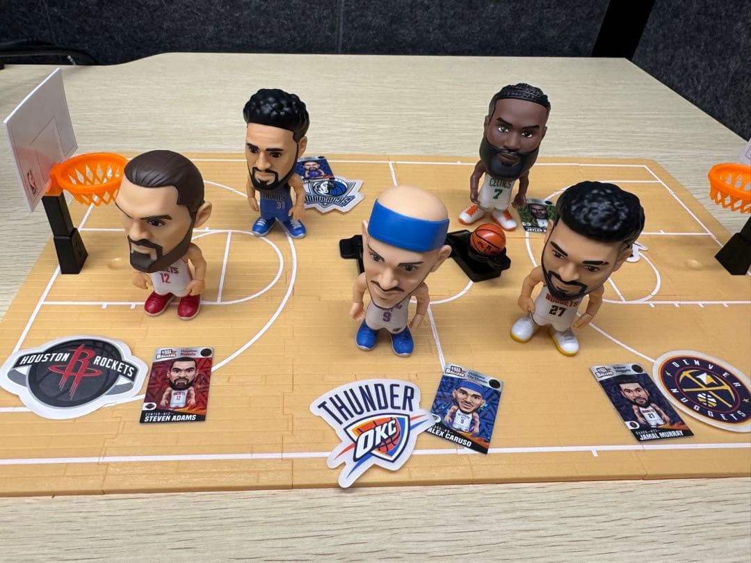 NBA BALLERS シリーズ2 オールコート 5体　カルーソ　ブラウン等
