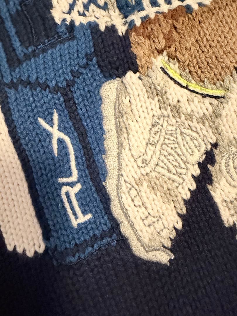 週末限定ポロ　ベアー刺繍 Polo ラルフローレン　ニットセーター