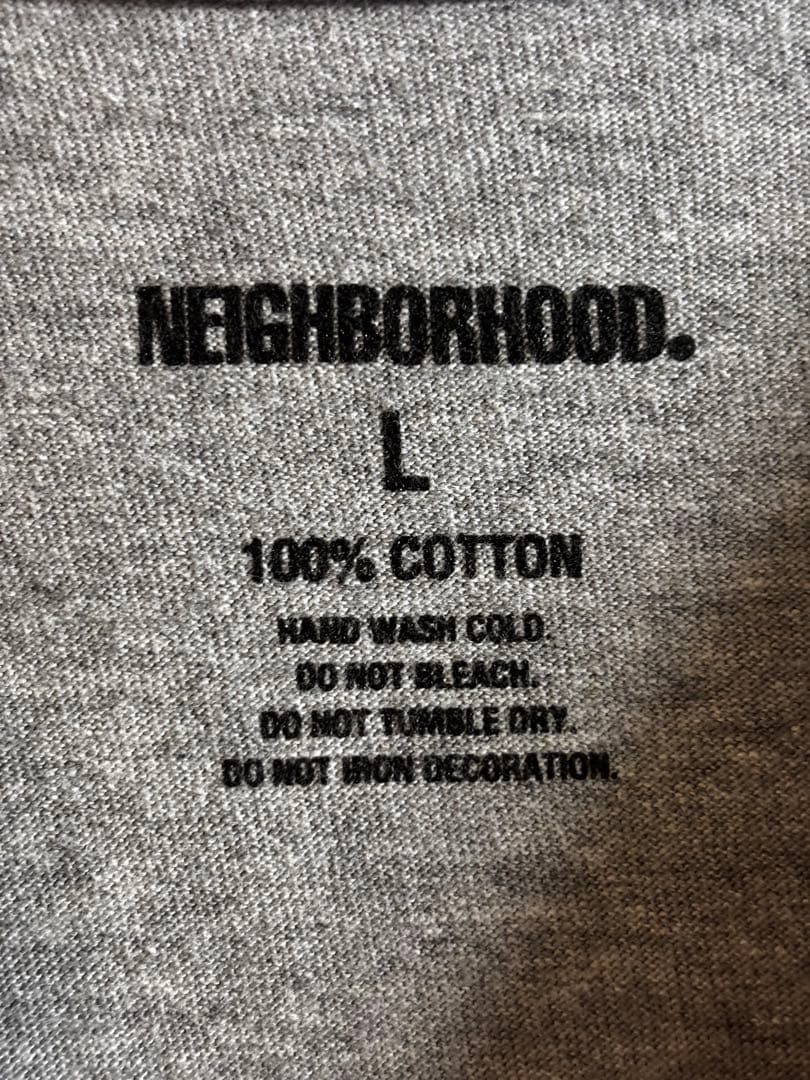 NEIGHBORHOOD 22AW Ｔシャツ　杢グレー　サイズＬ 完売品