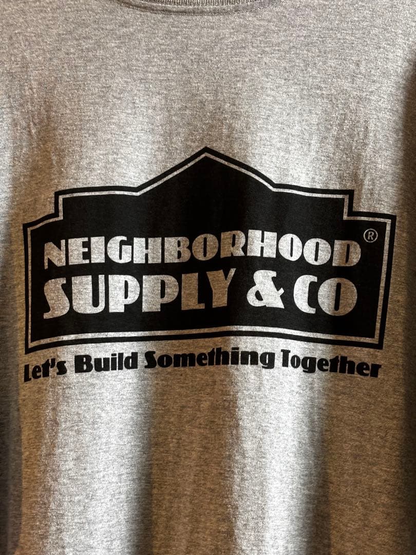 NEIGHBORHOOD 22AW Ｔシャツ　杢グレー　サイズＬ 完売品
