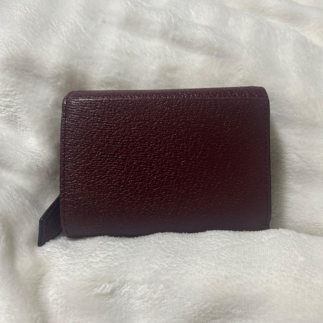 Vivienne Westwoodバーガンディ 三つ折り財布