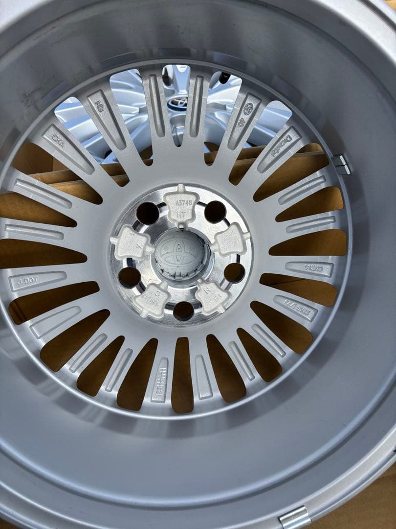 【新車外し】アルファード40系 17インチ 純正ホイール4本セット売り④