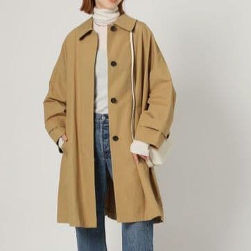 【美品】JOURNAL STANDARD ハイカウントワイドステンカラーコート