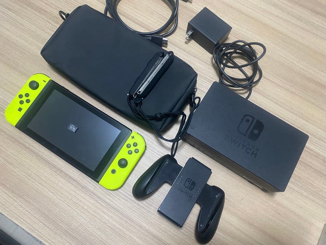 Nintendo Switch 本体 イエロー/グレー 付属品多数