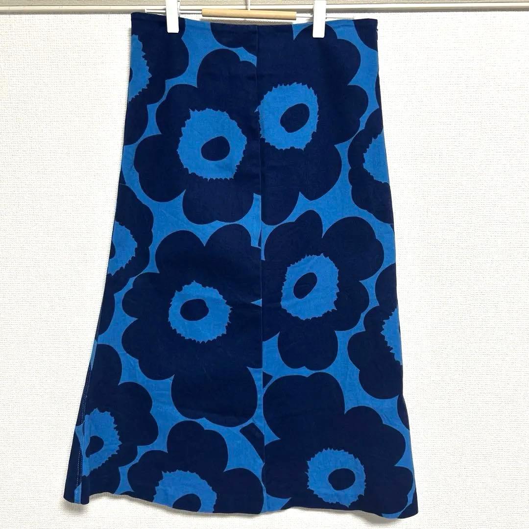 【美品】marimekko ウニッコ柄ロングスカート