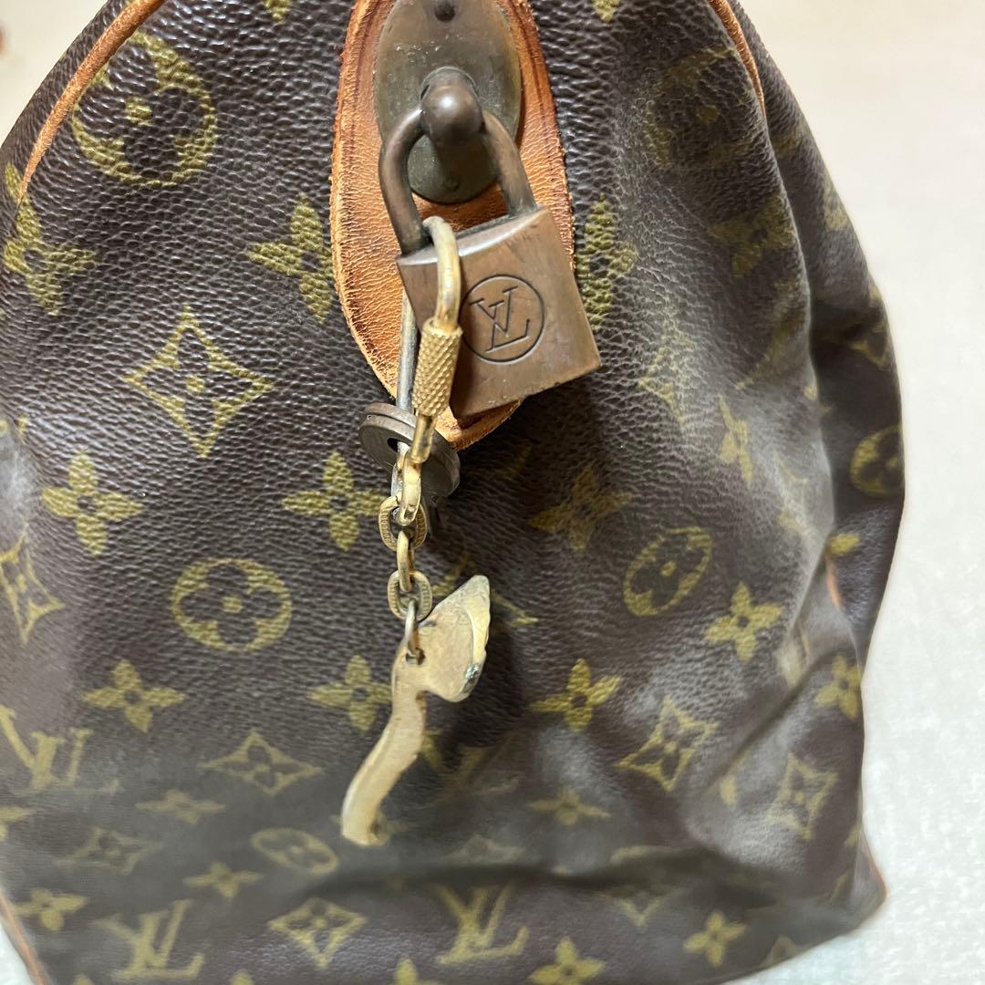 Louis Vuitton モノグラム ボストンバッグ キーポル50 製造番号有