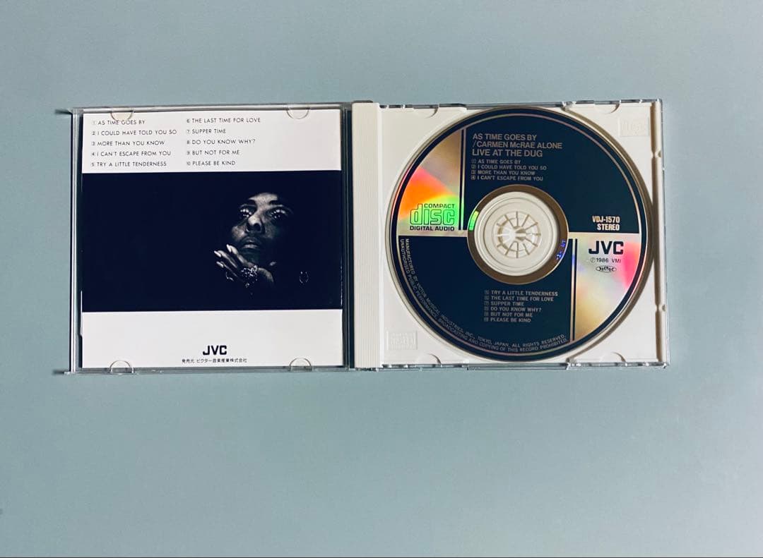 Carmen McRae – As Time Goes By CD 国内盤