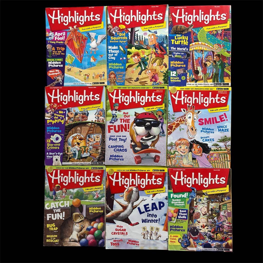 英語　雑誌【Highlights】アクティビティブック 35冊セット　まとめ売り