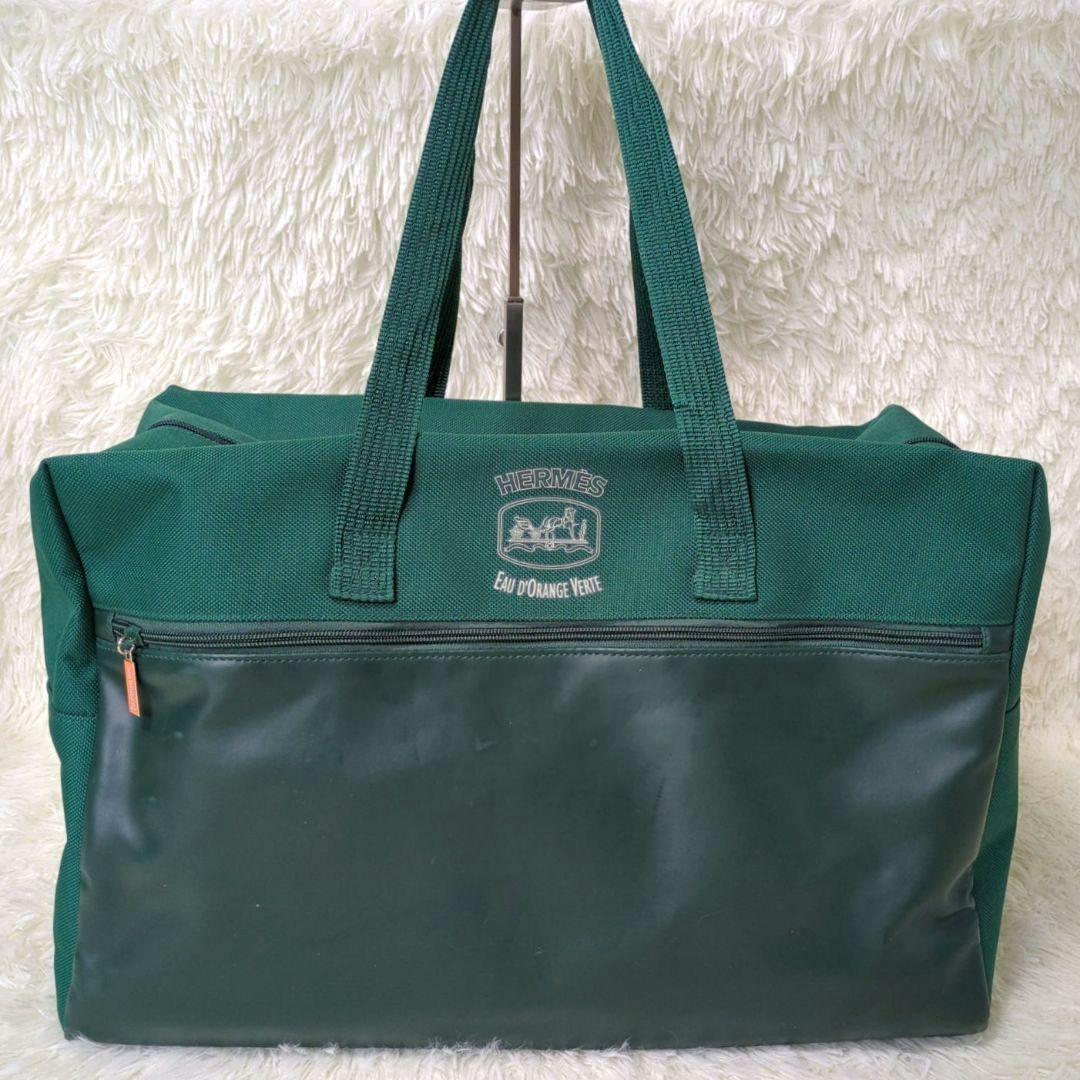 HERMES ボストンバッグ オードランジュヴェルト グリーン