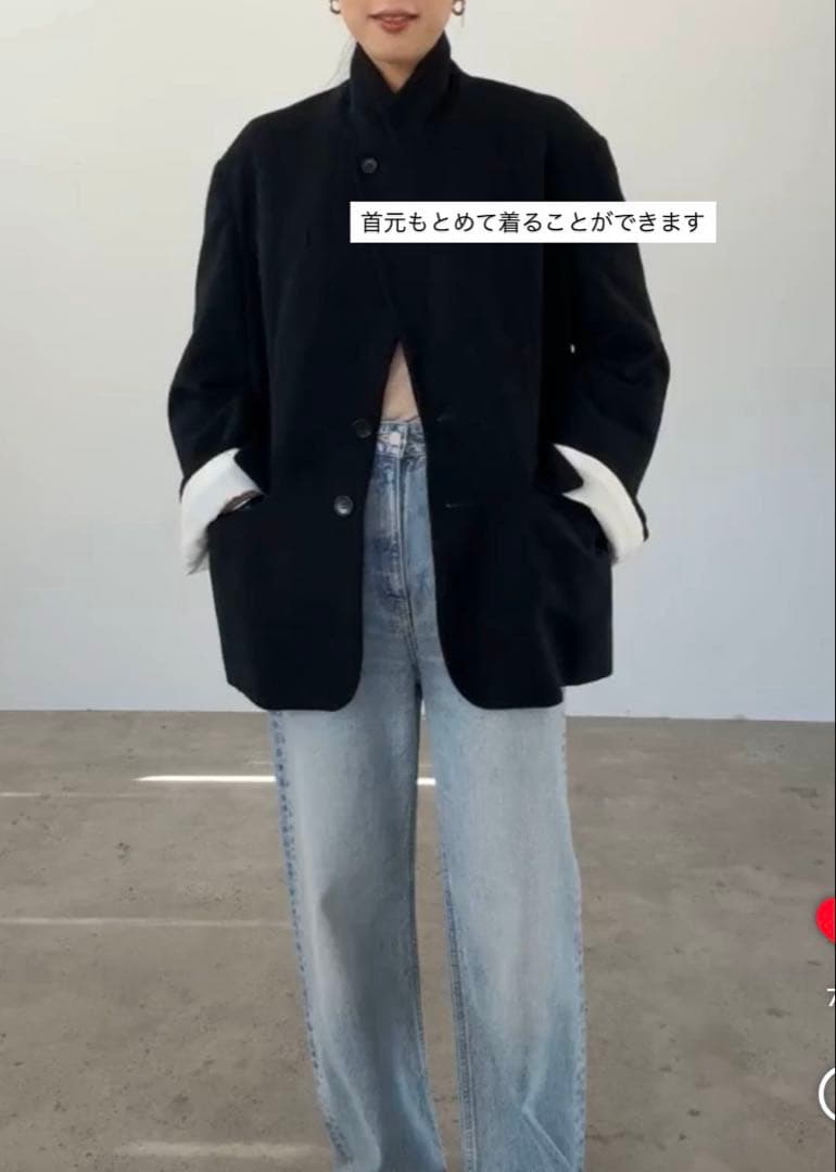 CLANE LOOSE BELL SLEEVE JACKET サイズ1