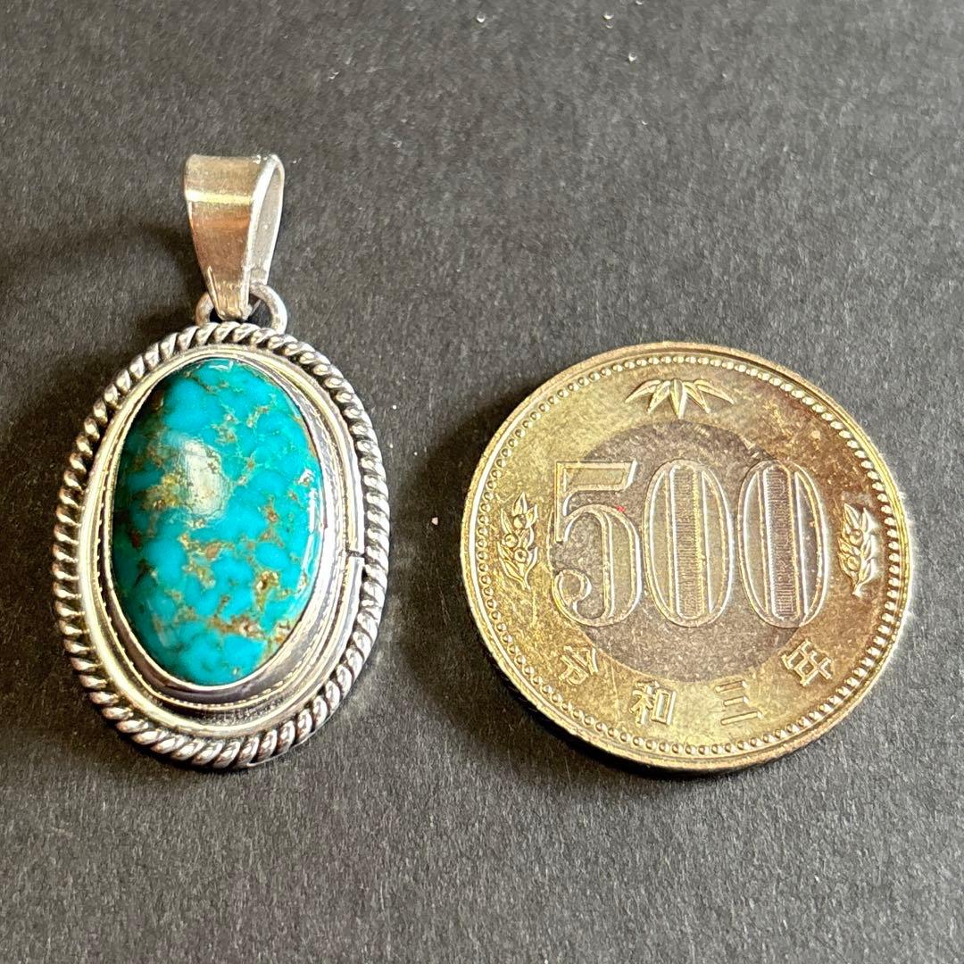 ナバホ　インディアンジュエリー　ターコイズ　ペンダントトップ　navajo