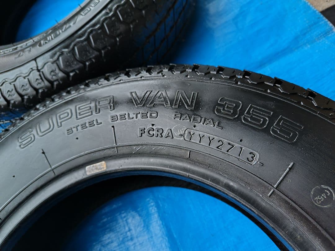 145/80R12・LT、ヨコハマ・SUPER VAN、軽トラノーマルタイヤ4本