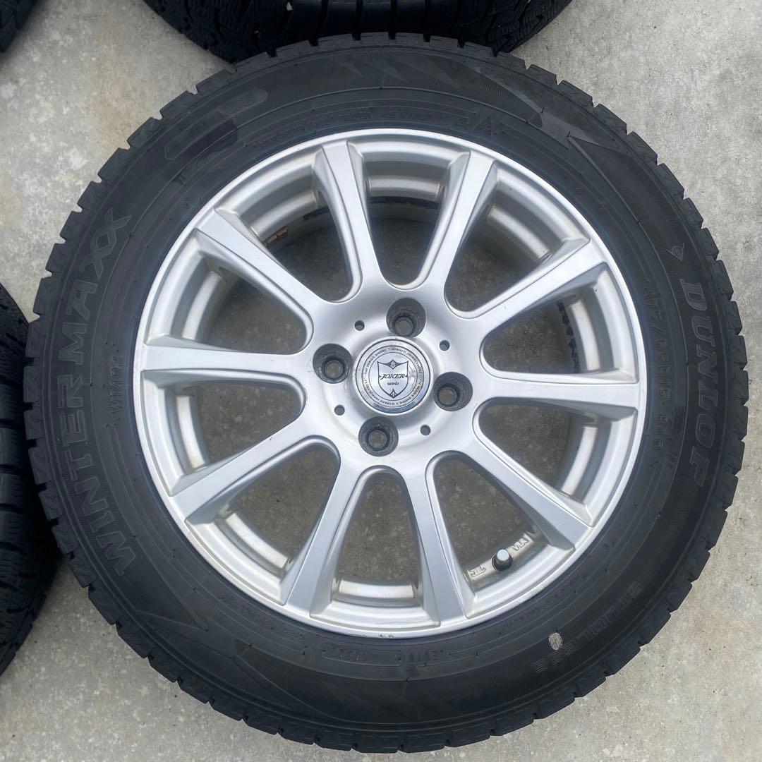 ダンロップ　WM02 175/65R15 2022年製 スタッドレスアルミセット