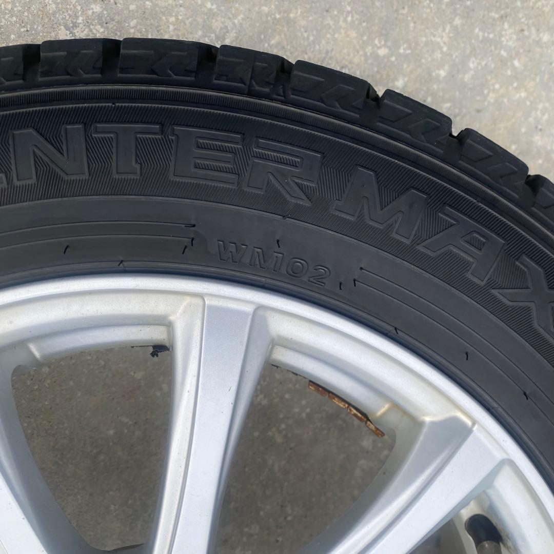ダンロップ　WM02 175/65R15 2022年製 スタッドレスアルミセット