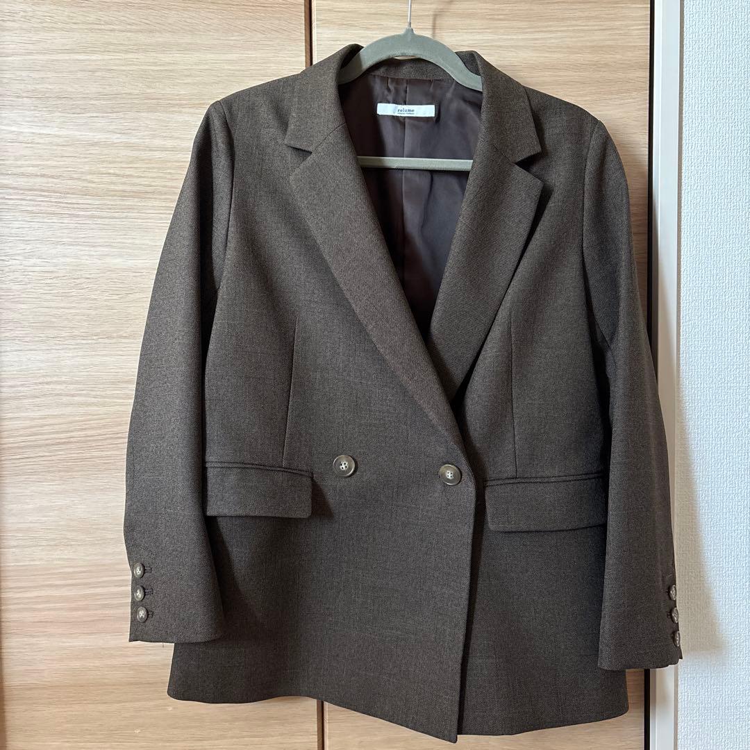 relume ブラウン テーラードジャケット　ジャーナルスタンダード
