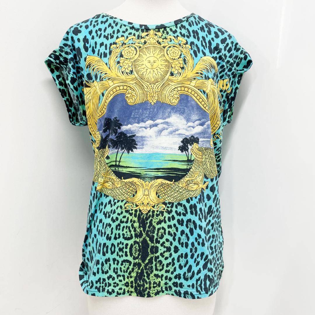 ヴェルサーチ　レオパード柄　半袖Tシャツ