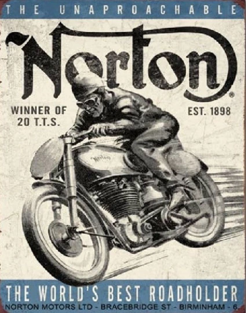 【ビンテージ】5パネルサテントラッカーキャップ 70'sNorton