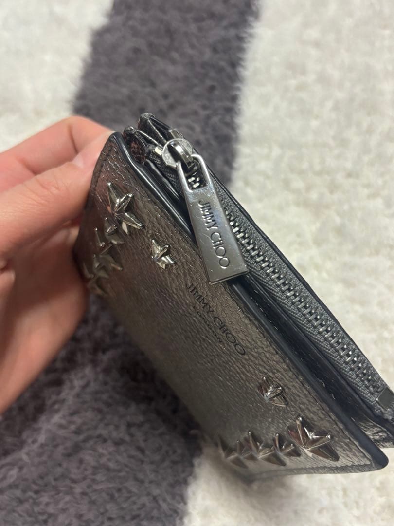 Jimmy Choo 二つ折り財布 星型 スタッズ