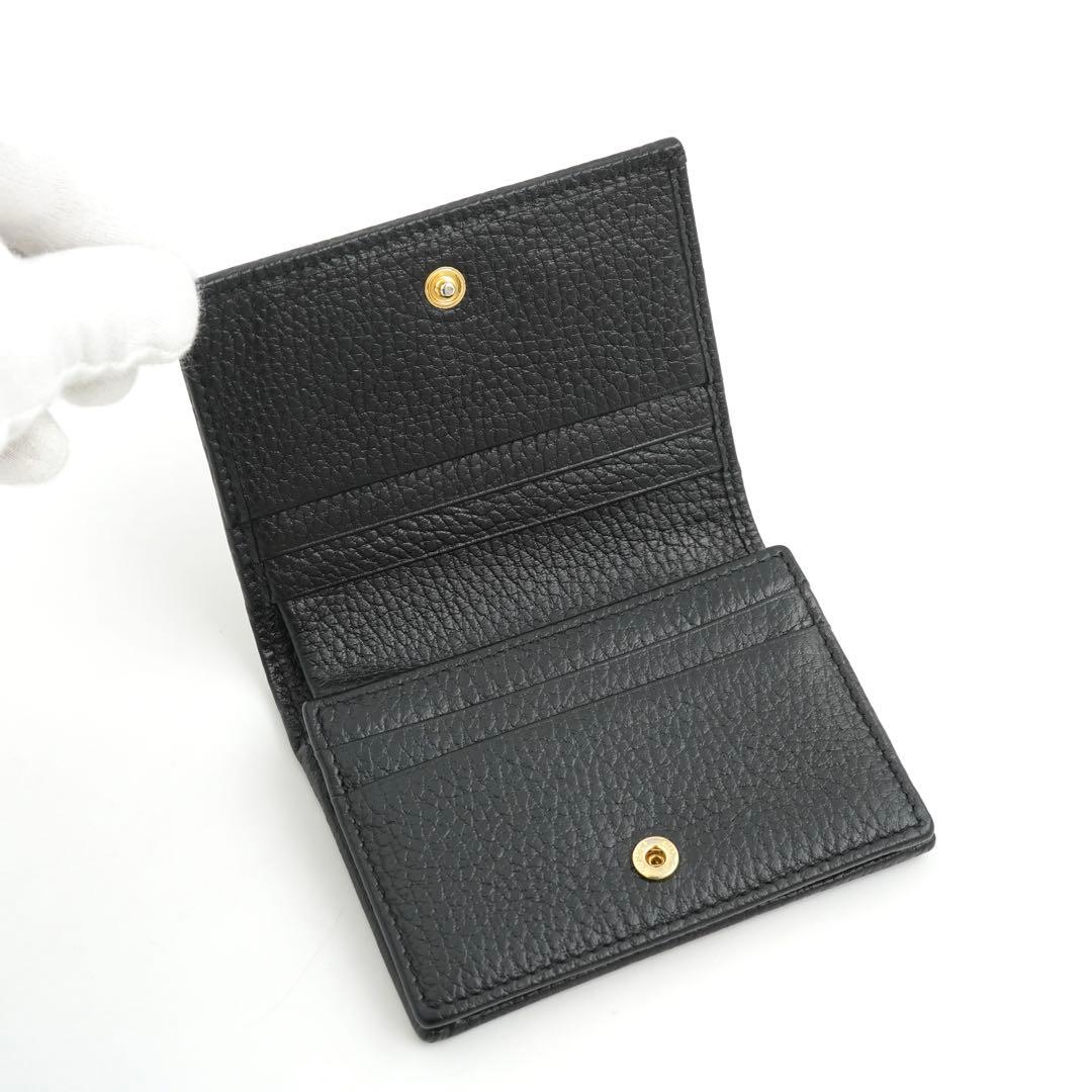 ✨新品未使用・箱付き✨　GUCCI ミニ財布　マーモント　GGロゴ 二つ折り