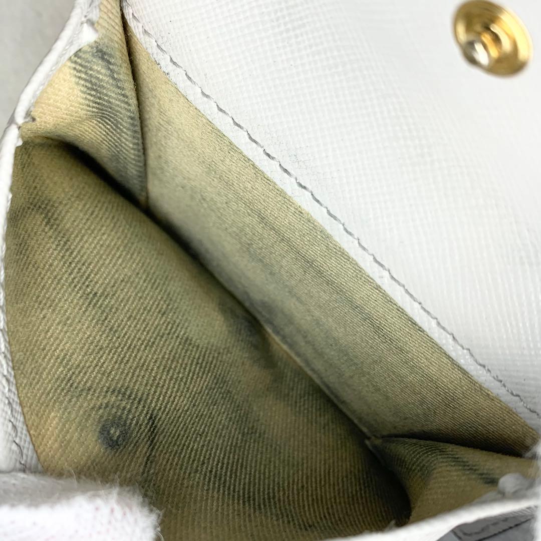 希少 MARNI マルニ 折り財布 サフィアーノレザー バイカラー イタリア製