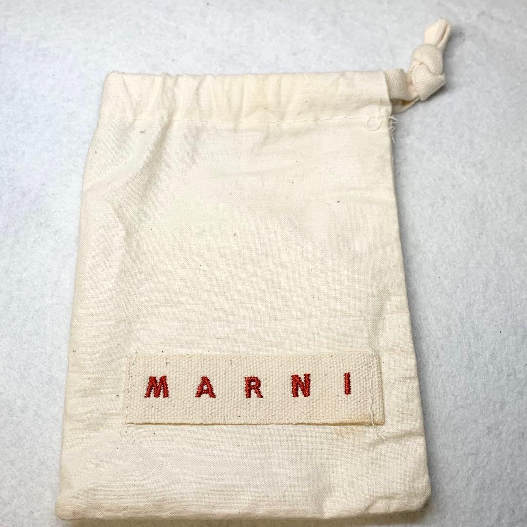 希少 MARNI マルニ 折り財布 サフィアーノレザー バイカラー イタリア製