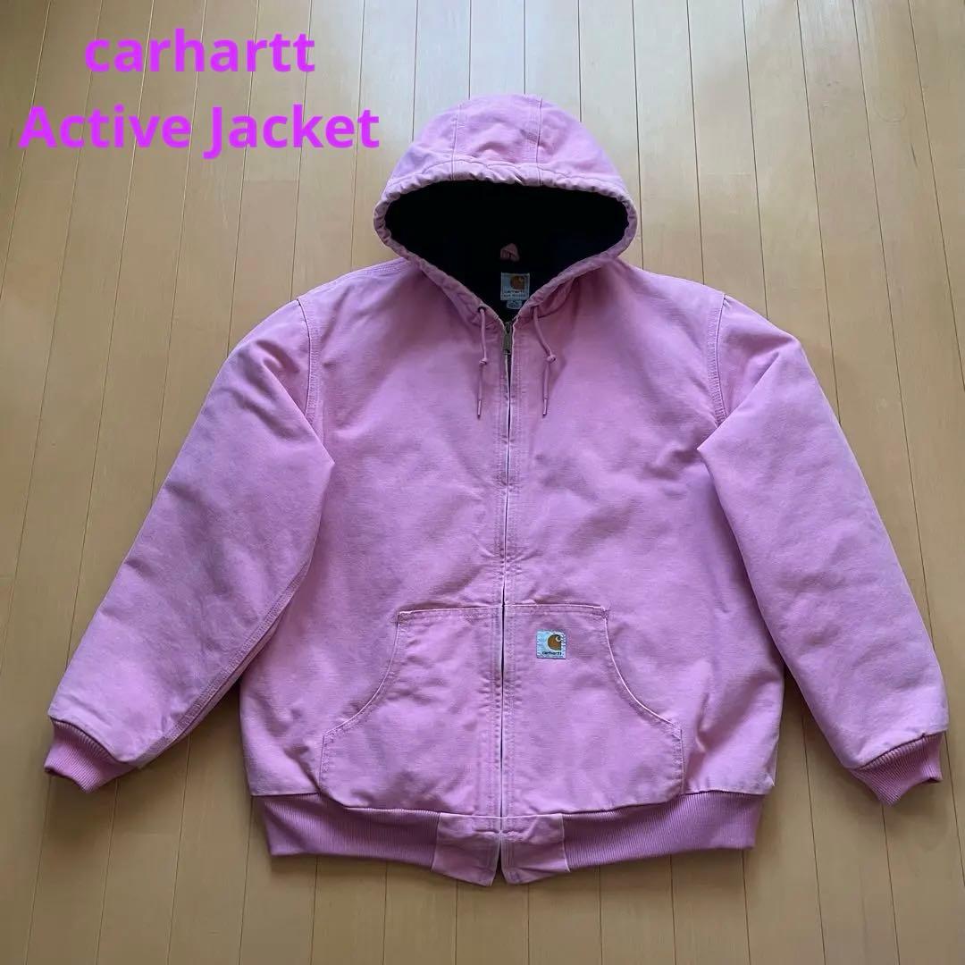 【メキシコ製】Carhartt アクティブジャケット WJ130 PKR ピンク