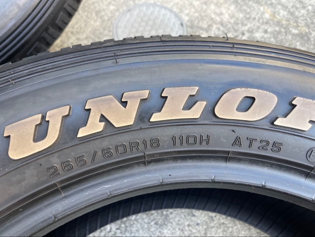 DUNLOP GRANDTREK AT 265/60R18 4本セット