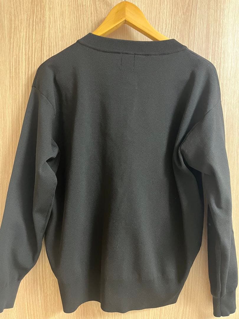 Spick&Span スピック ウォッシャブルクルーネックカーディガン ブラック