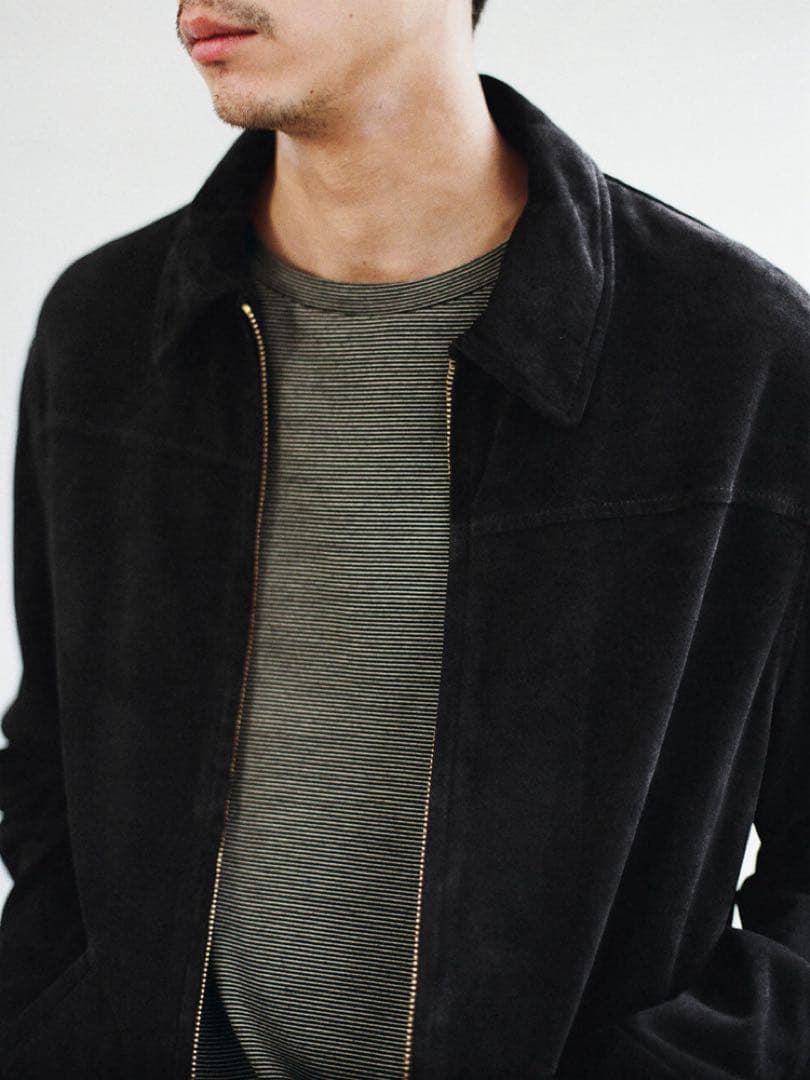 ジャケット・アウター LIDNM Goat Suede Sports JKT