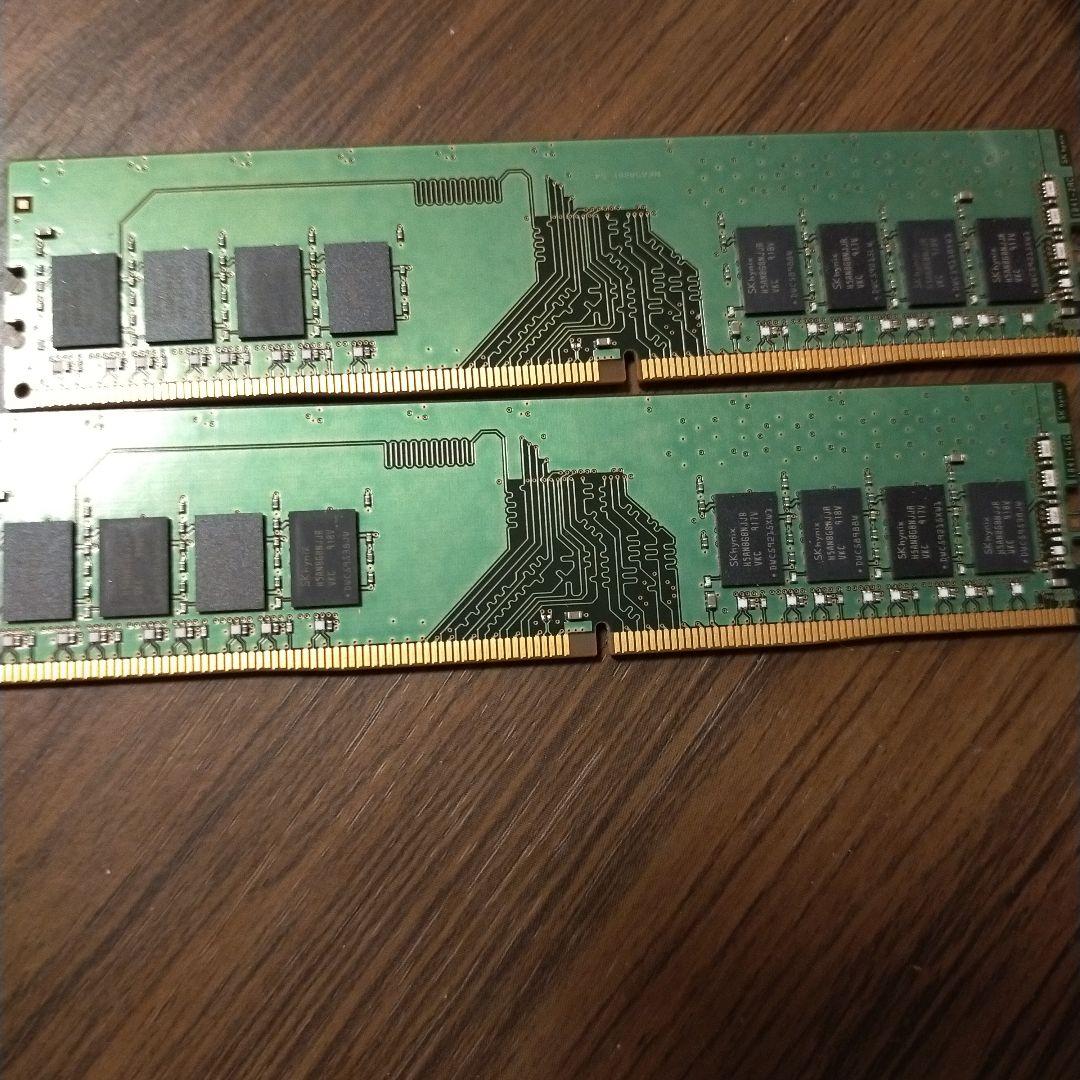 SK Hynix 8GBメモリ モジュール 2枚セット