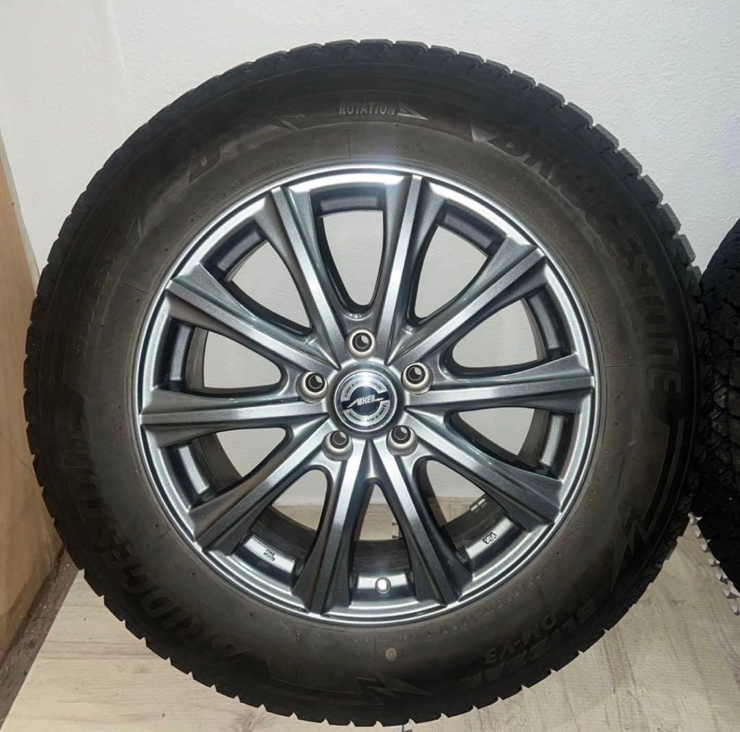 配送無料　【ほぼ新品】BRIDGESTONE スタッドレスタイヤ　21年製