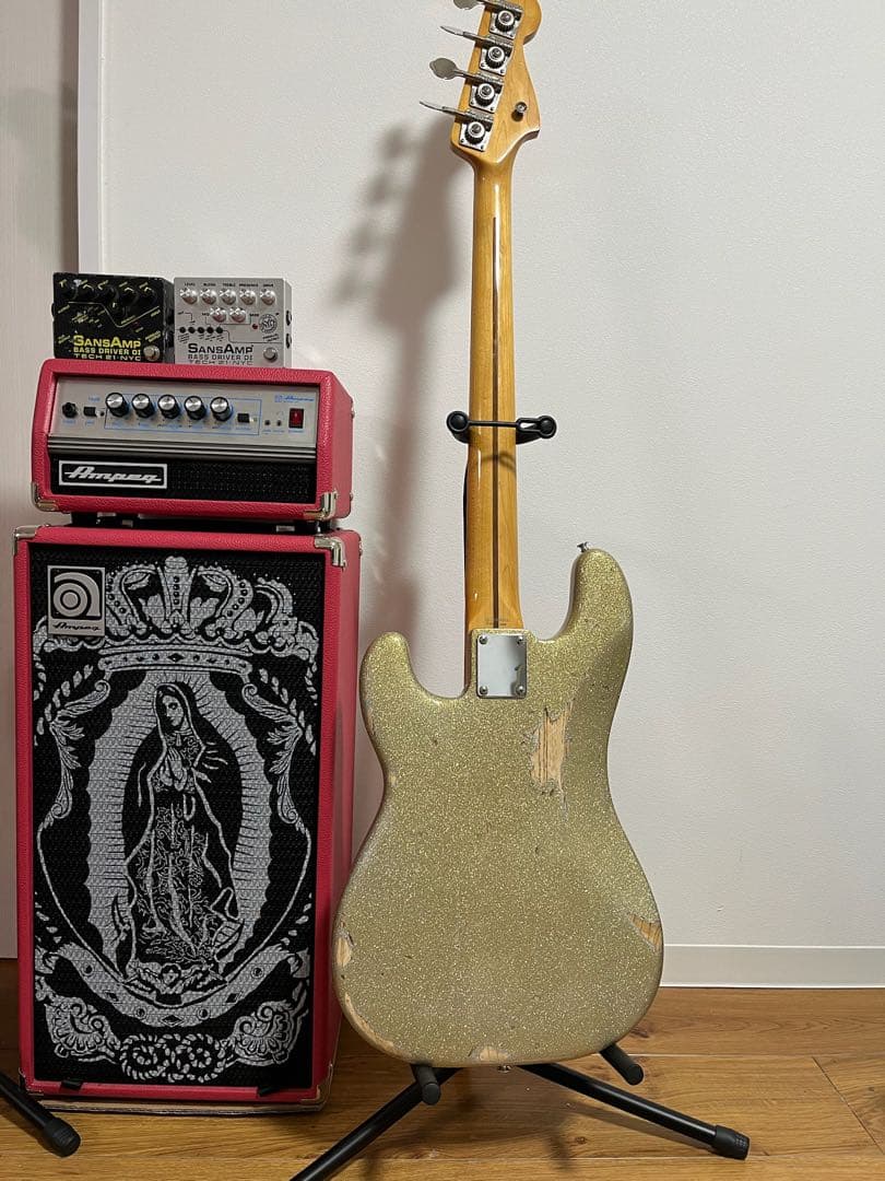 LUNA SEA J fender champagnegold relic風加工