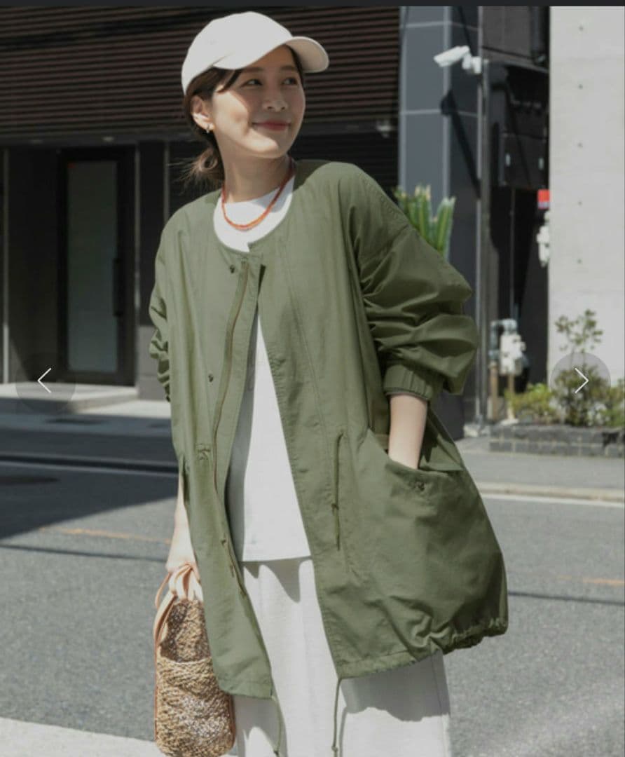 URBAN RESEARCH DOORS ノーカラーモッズコート