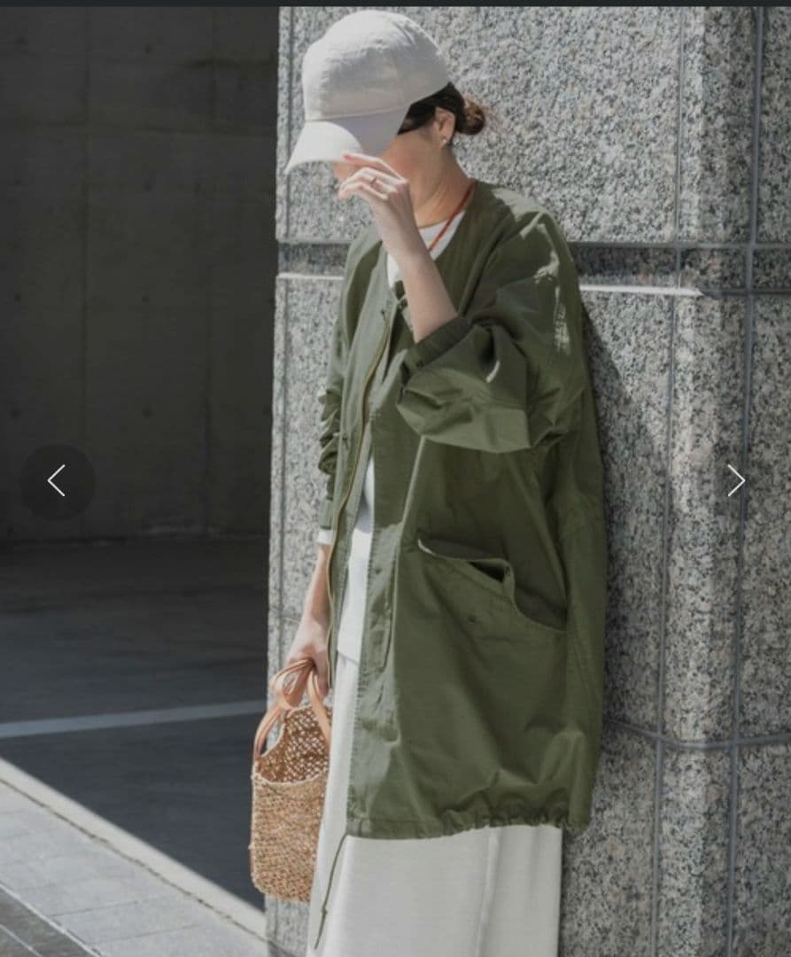 URBAN RESEARCH DOORS ノーカラーモッズコート