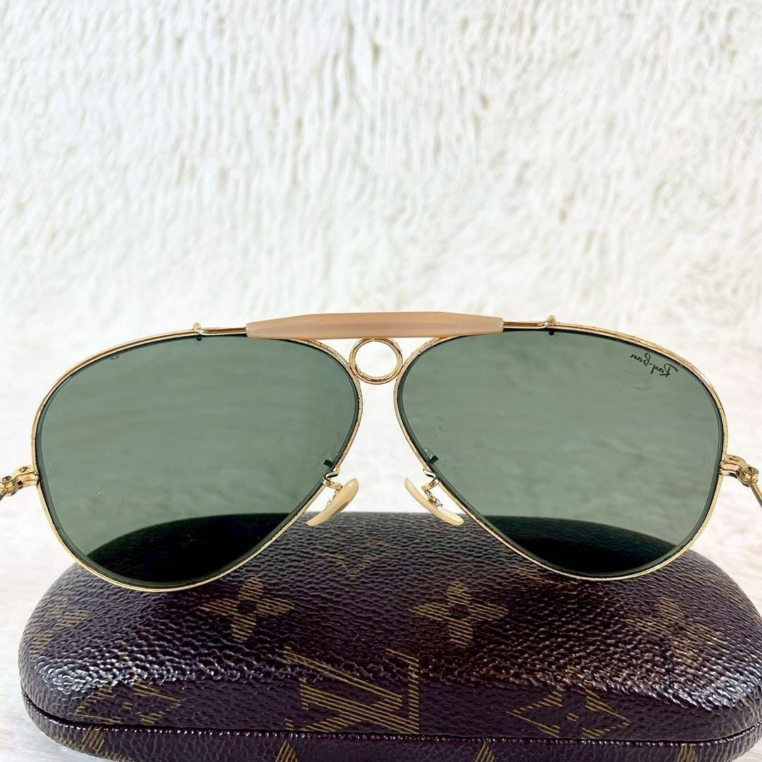Ray-Ban　シューター　サングラス　ボシュロム　砂打ち刻印　グリーンレンズ