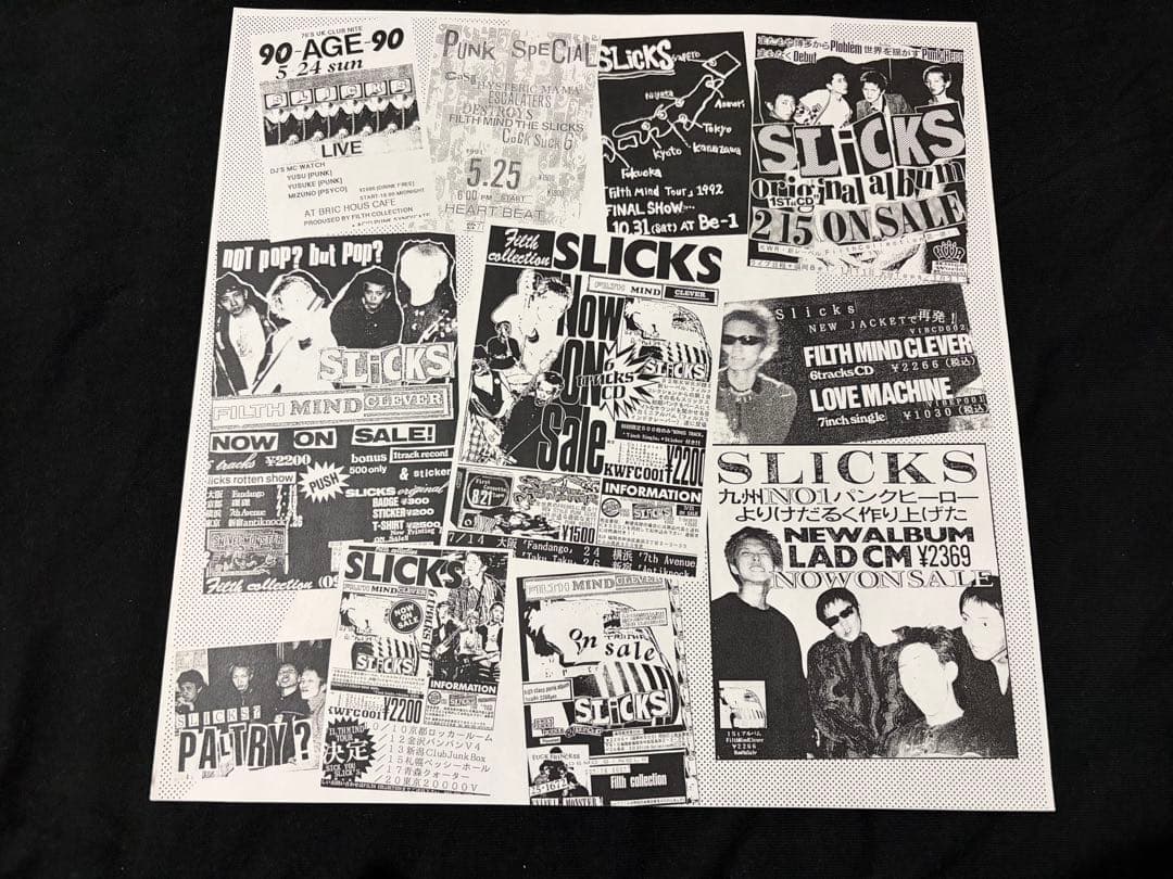 SLICKS 限定LP punk swankys 九州パンク　パンク天国