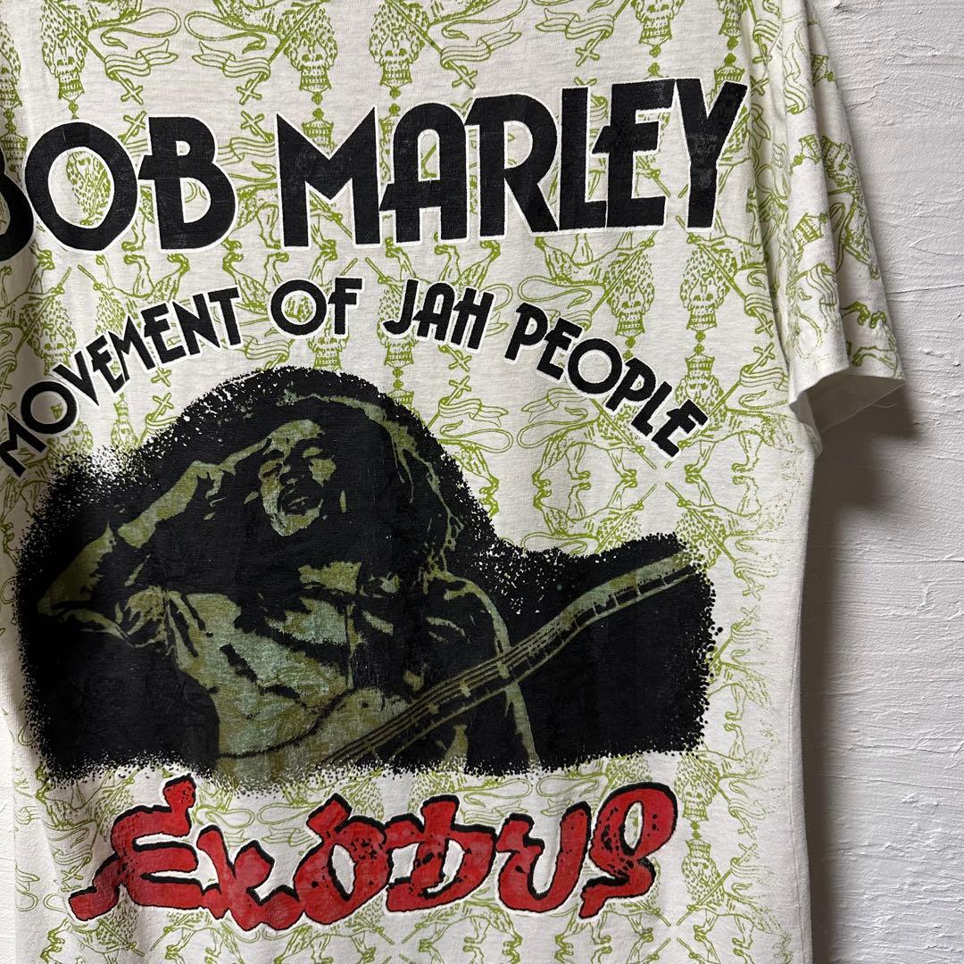 90s BOB MARLEY EXODUS ツアーTシャツ 総柄　レゲエ